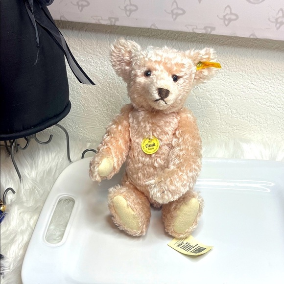 Classic Other - Steiff 1907 Classic Pink Mohair Teddy
